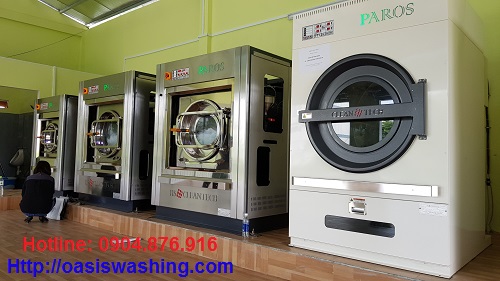 máy giặt công nghiệp paros